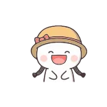 😄 mignon, kawaii, joyeux, dessin animé, sticker telegram sticker
