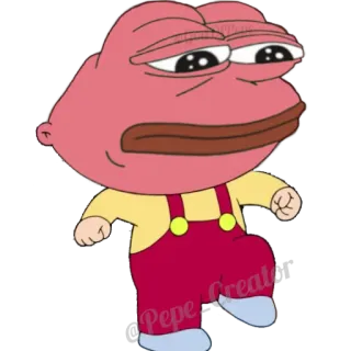🐸 Pepe the Frog Pepe Creator Pepe la grenouille, Mème, Mème Internet, Autocollant telegram sticker