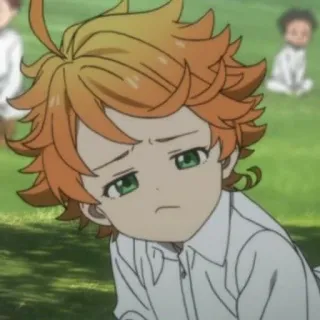 🧡 Emma The Promised Neverland Anime, Manga, Emma, The Promised Neverland, Cartoon, Charakter whatsapp sticker
