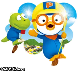 😆 @MHStickers การ์ตูน, ตัวละคร, สติกเกอร์ telegram sticker