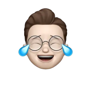 🦊 Emoji, Gesicht, Lachen, Tränen, Fröhlich, Lol telegram sticker