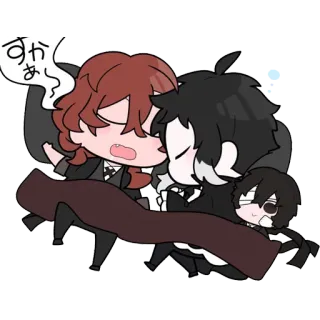 😪 すかぁ Anime, Chibi, Cartoon, Süß, Kawaii telegram sticker