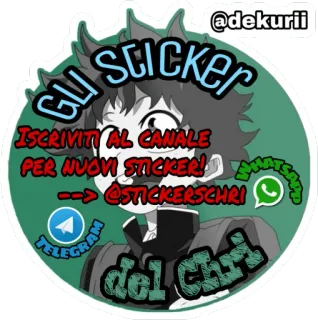 🗿 GLI Sticker
ISCRIVITI AL CANALE
PER NUOVI STICKER!
@STICKERSCHRI
del Chr 스티커, 텔레그램, whatsapp telegram sticker