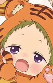🍭 Anime, Lucu, Bayi, Kostum Harimau telegram sticker