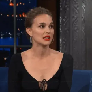 🍄 Natalie Portman atriz, celebridade, retrato, mulher, Natalie Portman telegram sticker