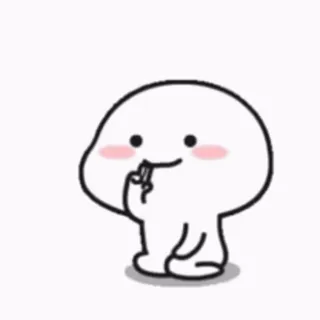 😂 fofo, personagem, kawaii, blob, desenho animado whatsapp sticker