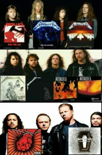 🕐 band, musica, metallica, metal, album, rock, gruppo telegram sticker