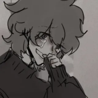 🥢 悲しい, 泣く, アニメ, マンガ, 漫画, エモい telegram sticker