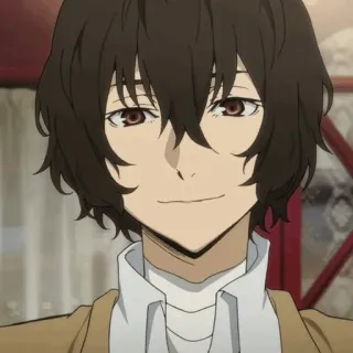 ✨ Osamu Dazai Bungo Stray Dogs อนิเมะ, ตัวละคร, โอซามุ ดาไซ, Bungo Stray Dogs, ดาไซ telegram sticker