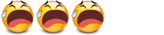 😭 Emoji, Weinen, Traurig, Emotion, Gesichtsausdruck whatsapp sticker