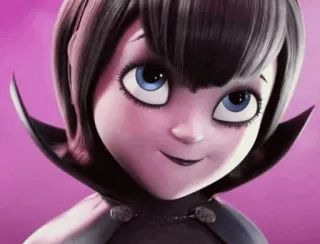 😻 Mavis Dracula Hotel Transylvania dessin animé, vampire, Mavis, Hôtel Transylvanie, animé, personnage telegram sticker