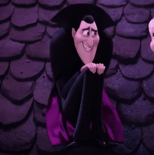 🧛‍♂ Count Dracula Hotel Transylvania ドラキュラ, バンパイア, ホテル・トランスシルバニア, アニメ, 映画, アニメーション telegram sticker