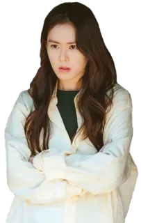 😡 woman, portrait, korean, actress, serious telegram sticker