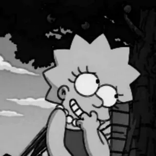 🌚 Lisa Simpson The Simpsons Lisa Simpson, Die Simpsons, Zeichentrickfigur, Animationsserie, lustig, Fernsehserie whatsapp sticker