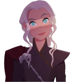 😊 Daenerys Targaryen Game of Thrones дейенерис таргариен, игра престолов, фэнтези, персонаж, сериал telegram sticker