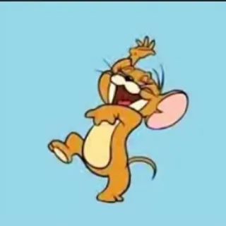 🌰 Jerry Tom and Jerry cartoon, muis, animatie, Jerry, klassieker, humor whatsapp sticker