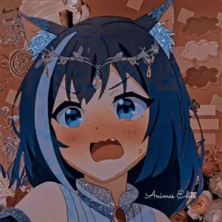 🖤 Animes Edits Anime, Fille, Dessin animé, Mignon, Personnage, Fanart, Illustration telegram sticker