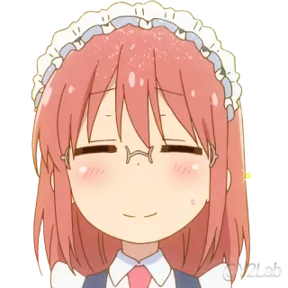 😅 Anime, Cô gái, Kính, Dễ thương telegram sticker