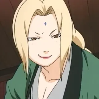 😏 Tsunade Naruto アニメ, 綱手, ナルト, 女性, キャラクター telegram sticker