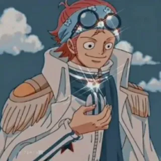😊 Coby One Piece anime, one piece, coby, character, manga, pirate telegram sticker
