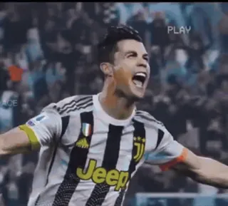 🌟 Cristiano Ronaldo PLAY telegram sticker