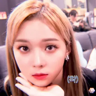 🌸 (촥) k-pop, idol, cute, aesthetics, Korean whatsapp sticker