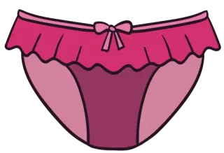 👙 ชุดชั้นใน, ชุดชั้นในเซ็กซี่, สีชมพู, เสื้อผ้า whatsapp sticker
