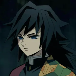 😐 Giyu Tomioka Demon Slayer Anime, Demon Slayer, Giyu, Tomioka, Charakter telegram sticker