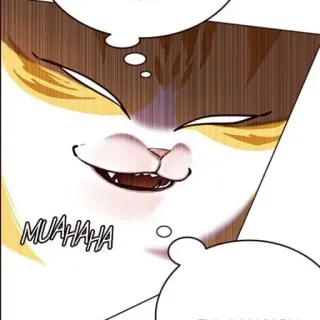 🥜 MUAHAHA cat, evil, plotting, mischief, comic telegram sticker