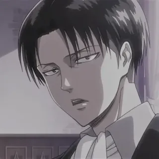 🦅 Levi Ackerman Attack on Titan Аниме, Персонаж, Атака титанов, Леви, Аккерман whatsapp sticker