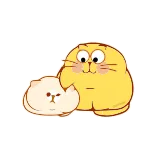 ☺️ cat, cute, animal, pet, sticker, cartoon telegram sticker