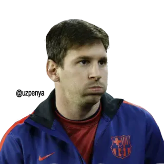 🤔 Lionel Messi ฟุตบอล, กีฬา, นักกีฬา, เมสซี่ telegram sticker