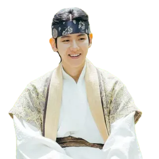 😁 Coréen, vêtement traditionnel, homme, souriant, hanbok whatsapp sticker
