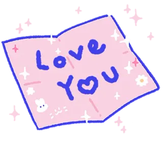 💌 Love You amour, mignon, message, carte, salutation, romantique telegram sticker