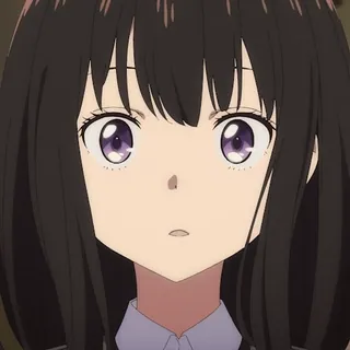 π Anime, Ragazza, Ritratto, Cartone animato, Animato, Personaggio whatsapp sticker