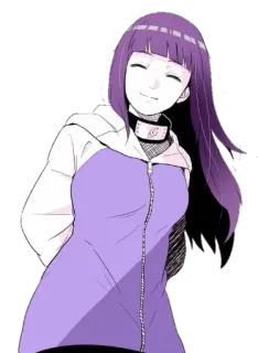 💜 Hinata Hyuga Naruto anime, character, girl, hyuga, hinata, naruto telegram sticker
