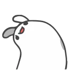 😚 Dibujos animados, Animal, Conejo, Divertido, Lindo whatsapp sticker