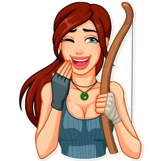 Tomb Raider telegram stickers