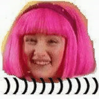 😂 Stephanie LazyTown )))))))))))))))))))))))) telegram sticker