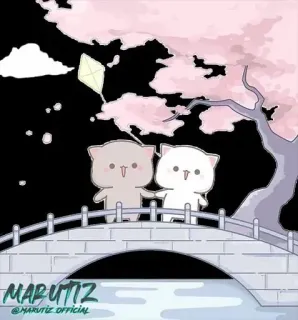 ❤️ MARUTIZ Kartun, Imut, Kawaii, Anime, Estetik, Seni digital telegram sticker