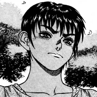 🗡️ Casca Berserk มังงะ, อนิเมะ, ผู้หญิง, มุ่งมั่น, แข็งแกร่ง telegram sticker
