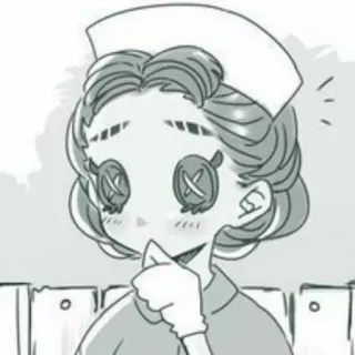 ☔️ nurse, anime, manga, character, female telegram sticker