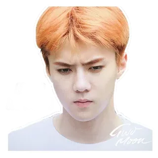 😡 Guw Moon kpop, idol, singer, portrait, music, celebrity whatsapp sticker