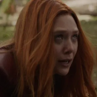 🥺 Wanda Maximoff Ванда Максимофф, Алая Ведьма, Marvel, Супергерой, Элизабет Олсен whatsapp sticker