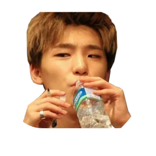 🍼 persona, acqua, bere, bottiglia, penna telegram sticker