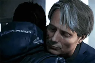 🫂 abrazo, consuelo, ternura, apoyo, Mads Mikkelsen telegram sticker