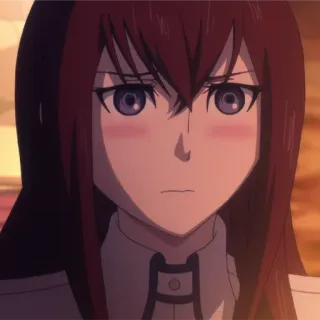 ⚙️ Anime, Personagem, Mulher, Expressão facial whatsapp sticker