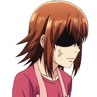 😠 anime, cartoon, angry, character, woman, illustration telegram sticker
