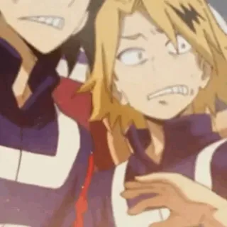 ⚡️ Denki Kaminari My Hero Academia Anime, My Hero Academia, Denki Kaminari, asustado whatsapp sticker