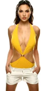 😎 Gal Gadot mujer, traje de baño, actriz, modelo, celebridad, Gal Gadot telegram sticker